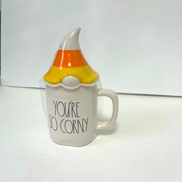 Rae Dunn “You’re So Corny” Mug With Its Topper/ Lid - New In Box- Reemoly - Picture 1 of 10